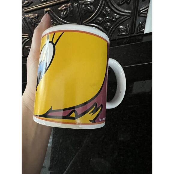 Looney Tunes Tweety Bird Coffee Tea Mug cup Warner Bros 2000 Vintage - Picture 6 of 9
